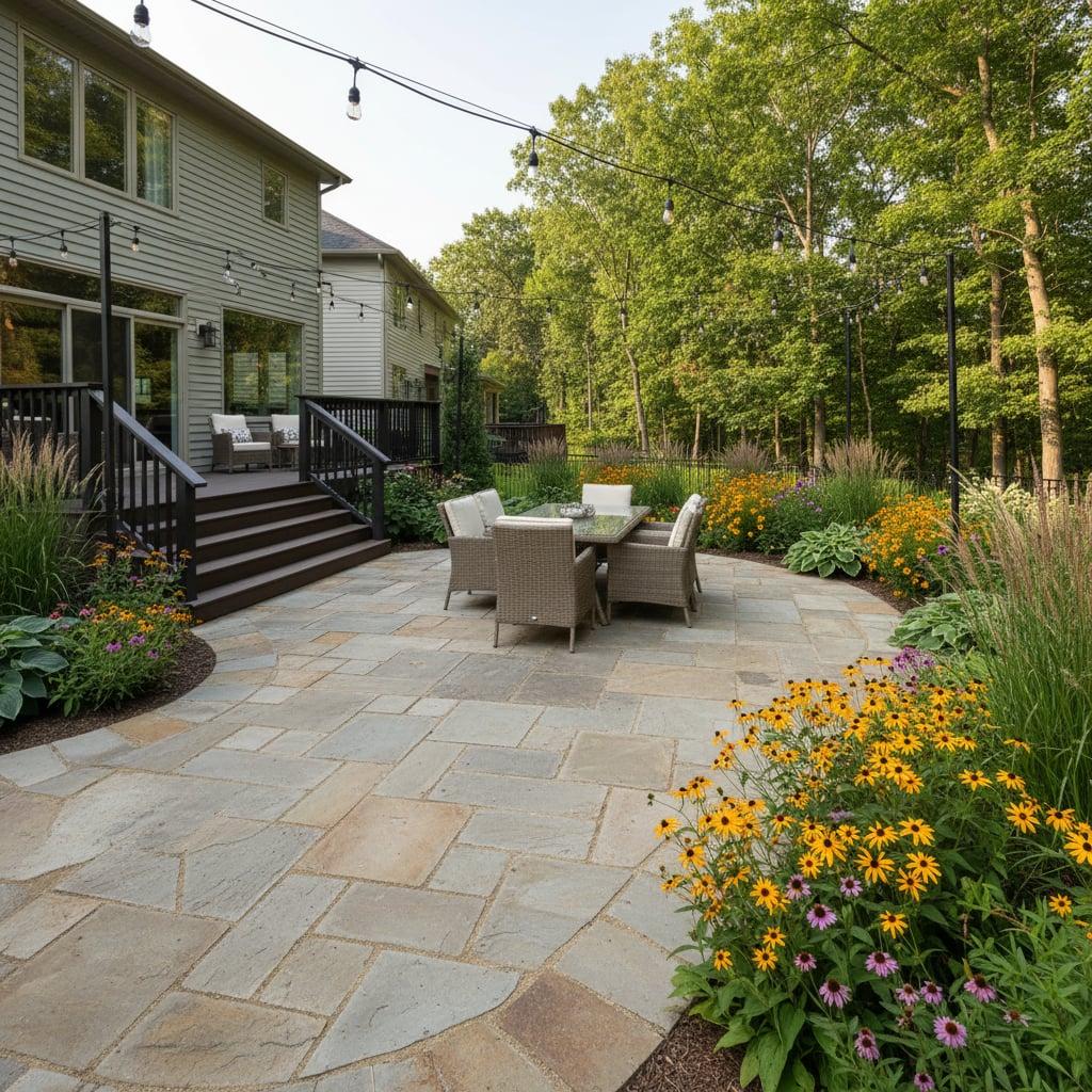 Flagstone Patio — after