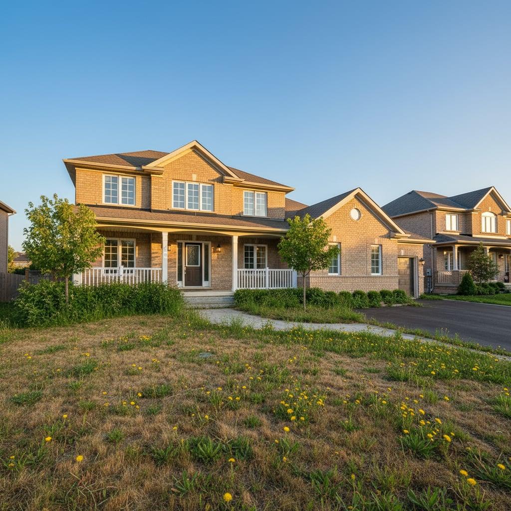 Front Lawn Renovation — before
